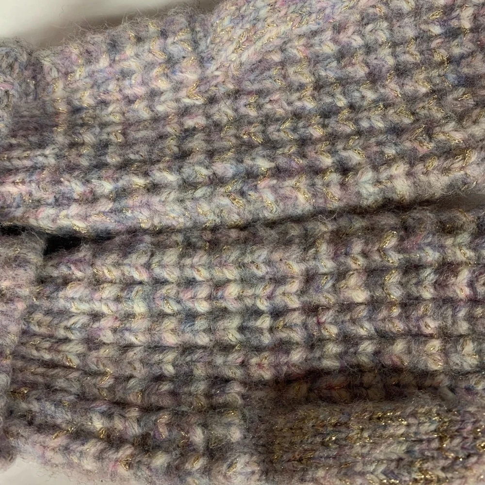 Anthropologie Maeve mittens purple shimmer new without tags